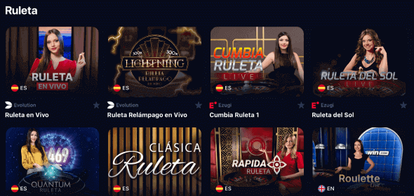Ruleta en 1xBet